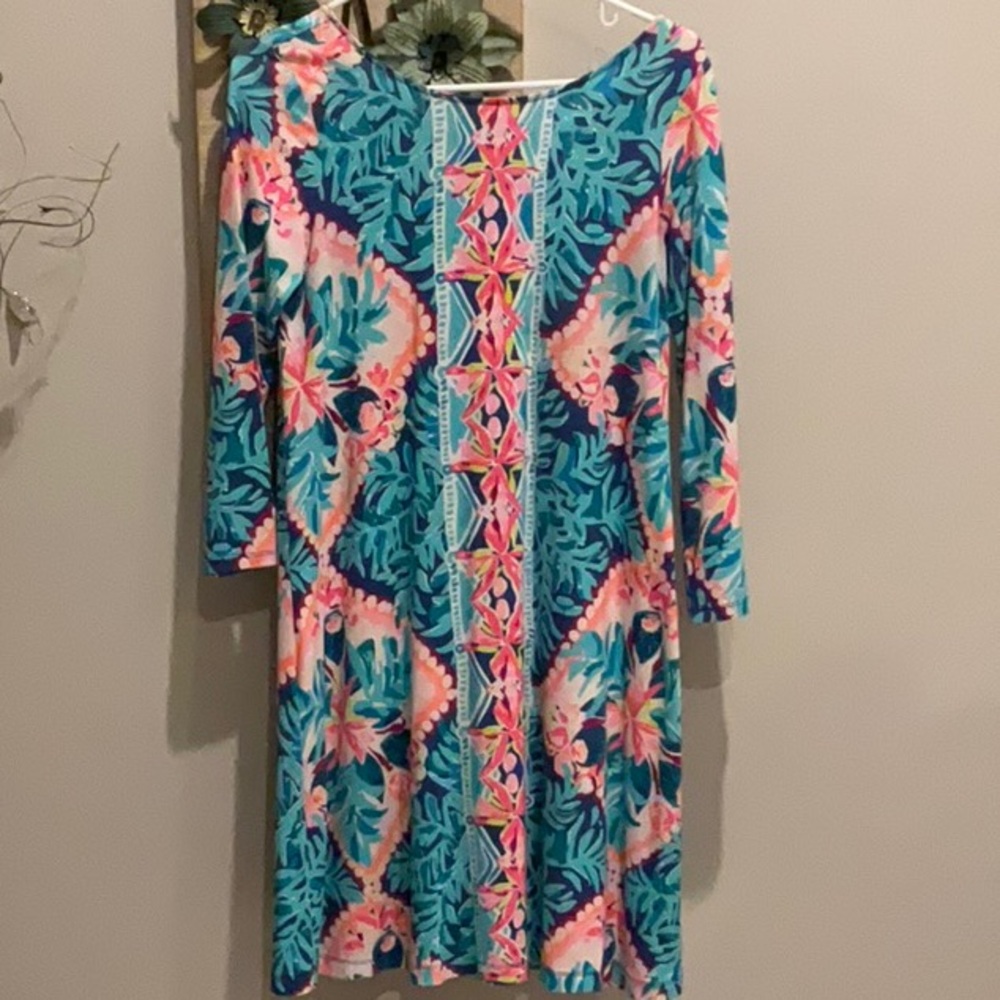 Lilly Pulitzer Ophelia Swing Dress Floral Patterned size xs,pre owned